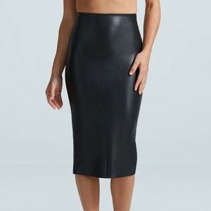 Faux leather midi skirt by Commando size Small